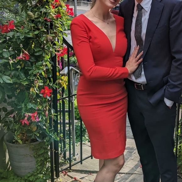 Lucian Matis Red midi cutout dress - Picture 2 of 2